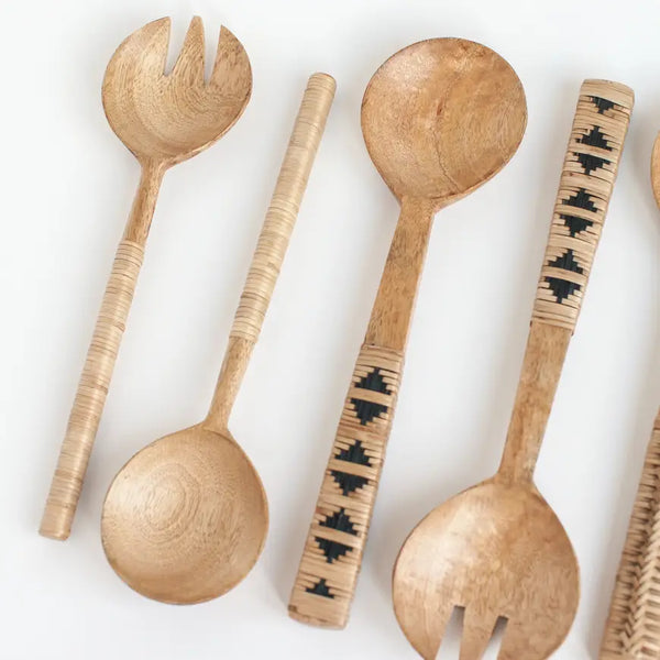 Mango Wood Salad Servers  Creative Women   