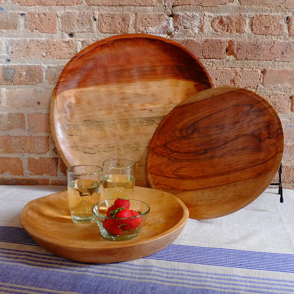 Ola Wood Platter  Sobremesa   