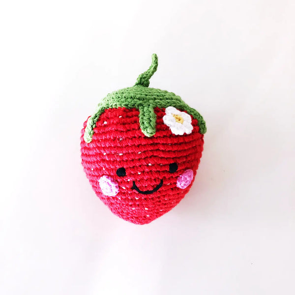 Friendly Fruit Rattle Apple Pebble Strawberry  