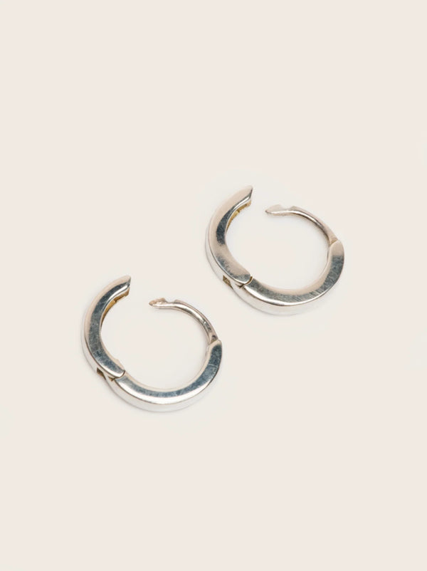 24/7 Hinge Hoop Earrings  Able Silver  