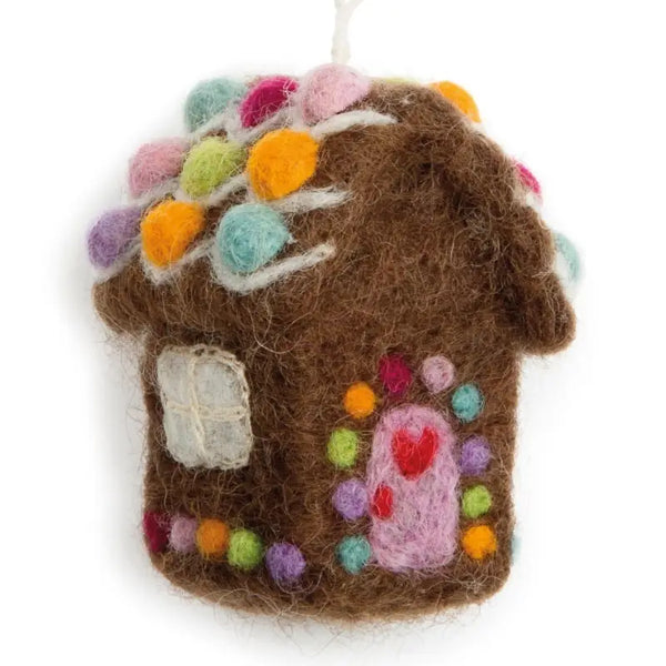 Mini Felt Christmas Ornaments  Gry&Sif Gingerbread House  