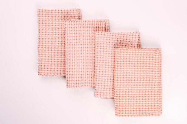 Upa Woven Organic Napkin Set  Zuahaza Clay  