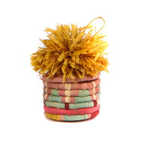 Pompom Basket Ornament  kazi Blossom  