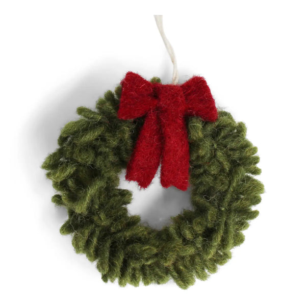 Mini Felt Christmas Ornaments  Gry&Sif Wreath  