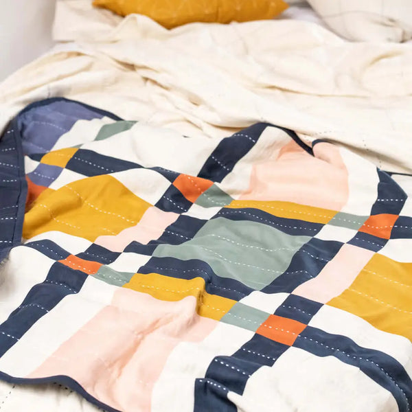 Small Patchwork Quilt Throw  Anchal Project   