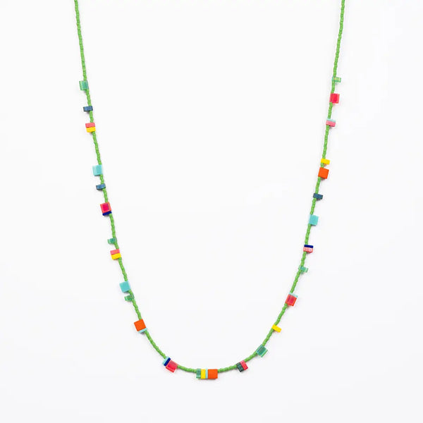 Tila Strand Necklace  Altiplano Multi Green  