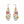 Beaded Wildflower Fringe Earrings  Mayana   