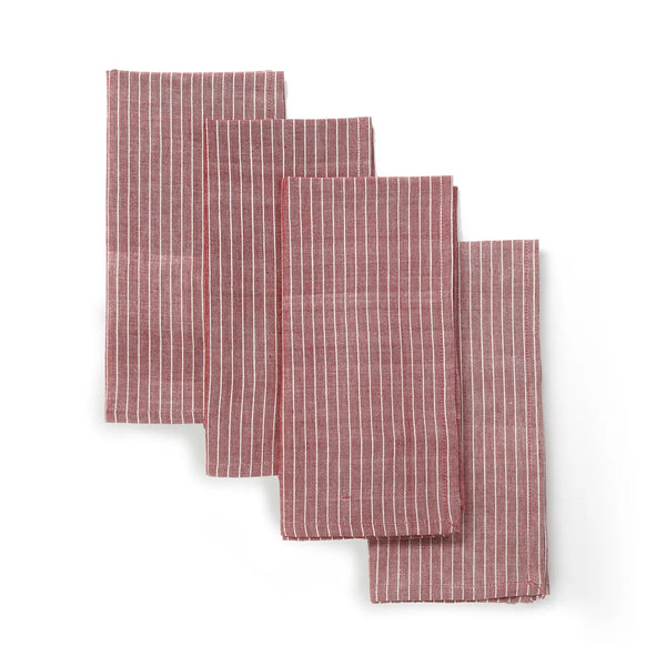 Large Handwoven Cotton Napkins Sweet Maple Sustainable Threads Sweet Maple  