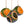 Sunflower Painted Gourd Ornament  Lucuma   