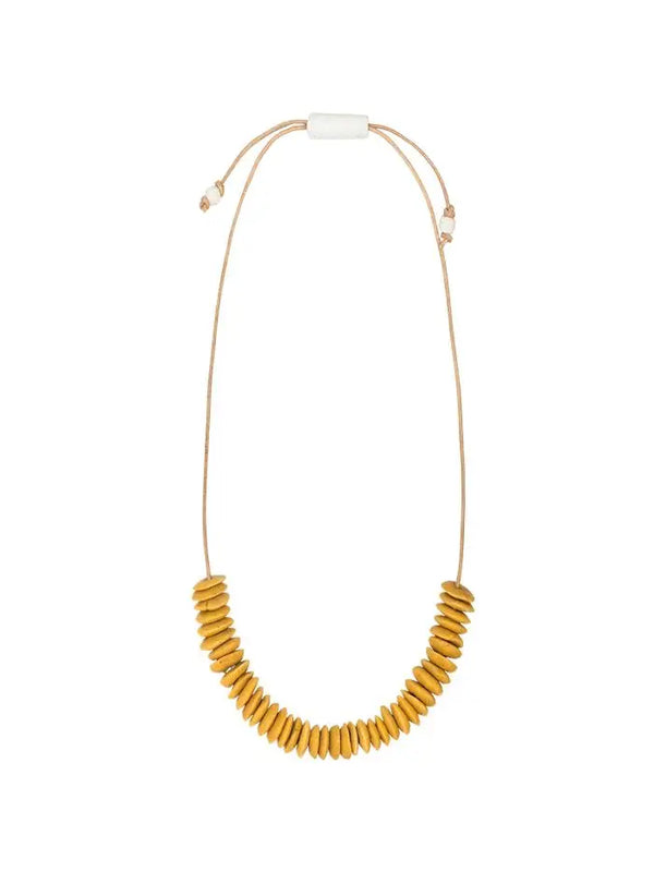 Freestyle Necklace Mocha Global Mamas Mustard  