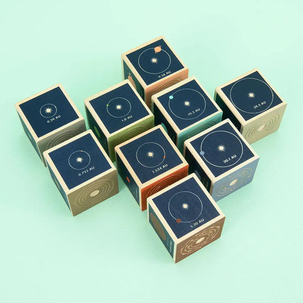 Planets Wooden Blocks  Uncle Goose   