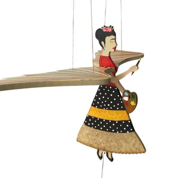 Frida Kahlo Flying Mobile  Tulia's Artisan Gallery   