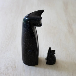 Cat And Mouse Figures  Venture Imports Black  
