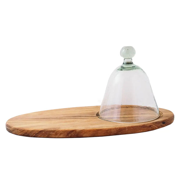 Oval Cheese Board With Dome  Sobremesa Long  