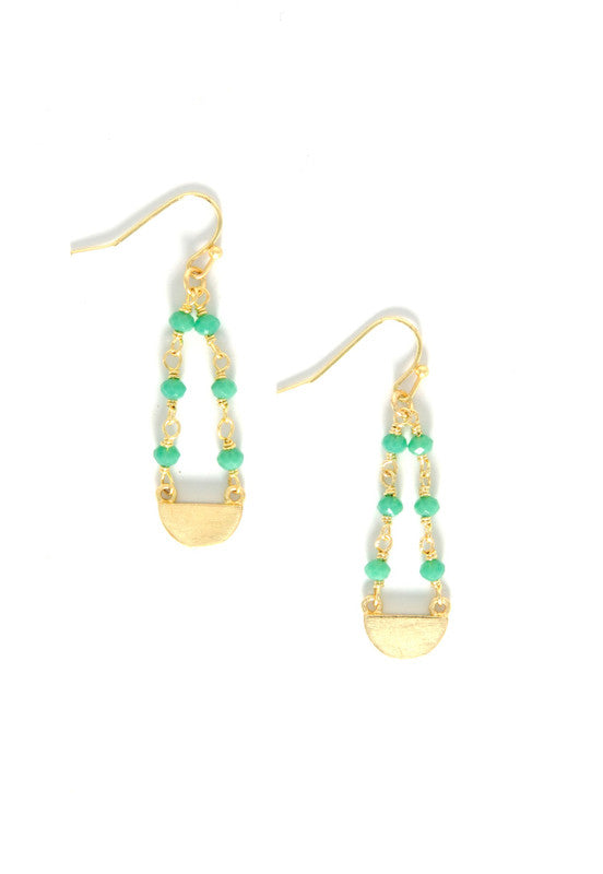 Gladiolus Chrystal Earrings Regular Fair Anita   