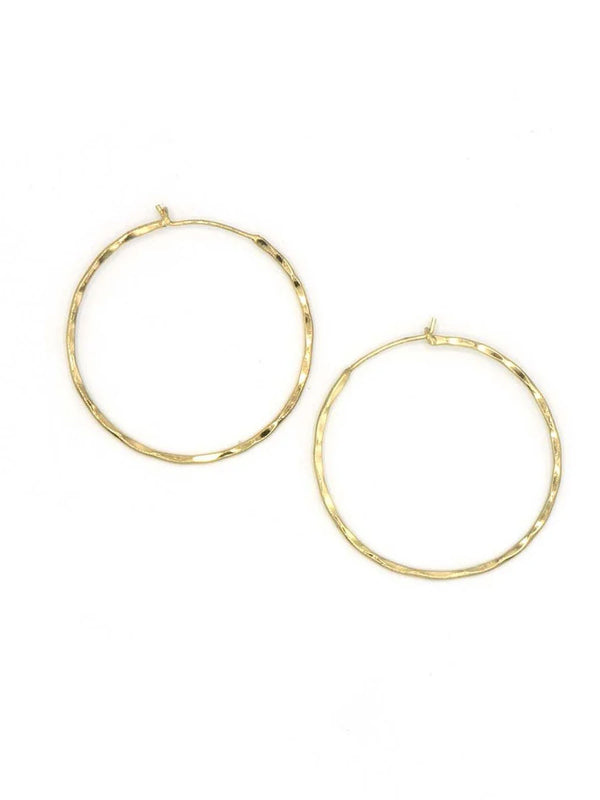 Bamboo Hoop Earring Fair Anita Gold