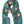 Embroidered Scarf  Andes Gifts Aqua  