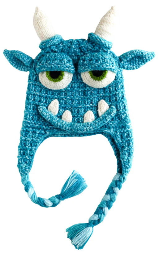 Monster Hat  Andes Gifts Ojos Blue 