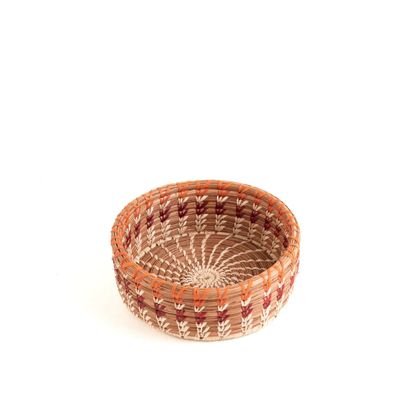 Marisol Pine Needle Basket Regular Mayan Hands Small  