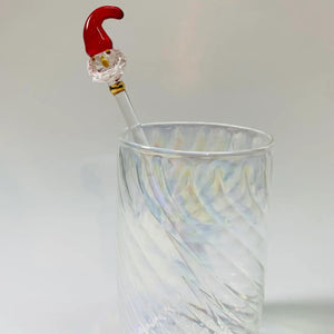 Blown Glass Cocktail Stirrer  Dandarah   