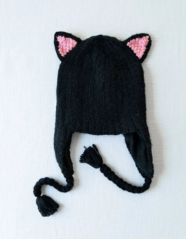 Adult Animal Hat Deer Andes Gifts Black Cat  