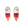 Beaded Sedona Sunset Fringe Earring  Mayana Magenta  