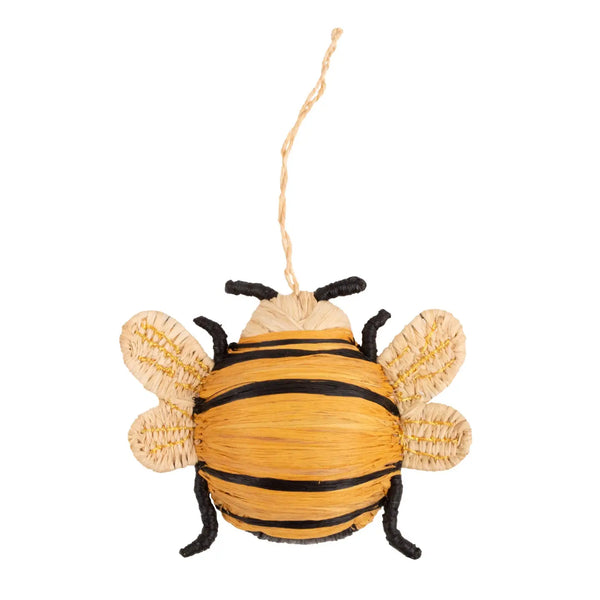 Raffia Bumblebee Ornament  Kazi   