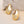 Gold Abstract Oblong Stud Sarka & Cleo