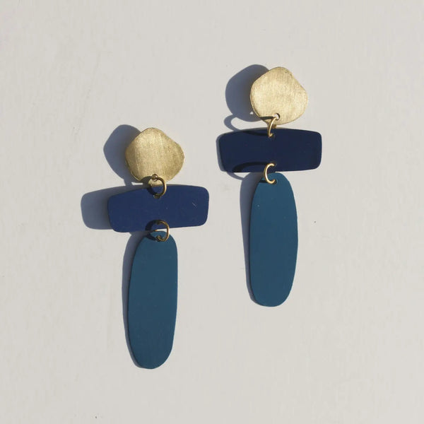 Ultramarine Trio Earrings  Rover & Kin   