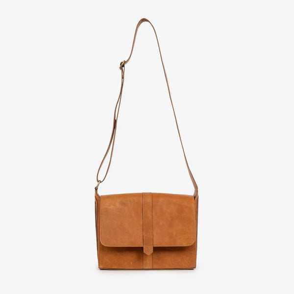 Maker's Satchel Leather Bag Regular Joyn Camel  