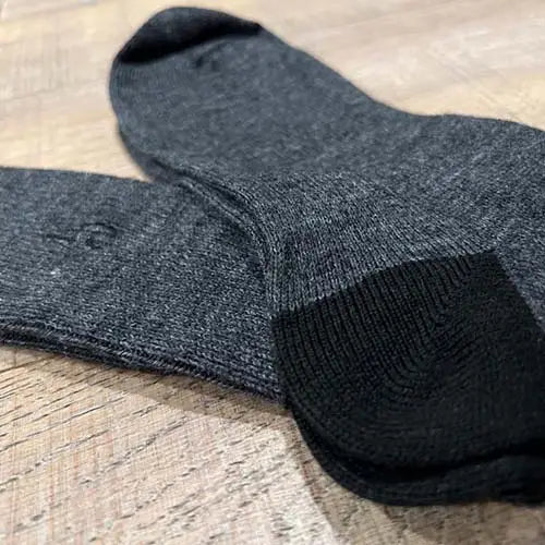 Alpaca Socks - Business Charcoal Small Shupaca   