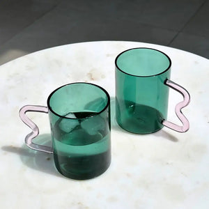 Swirl Glass Cups  Casa Amarosa   