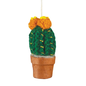 Crochet Cactus Ornament Barrel dZi Barrel  