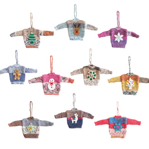 Knit Sweater Ornament  Global Goods Partners   