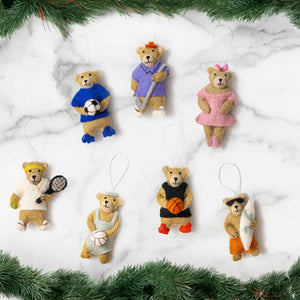 Sports Bear Ornaments  Global Goods Partners   