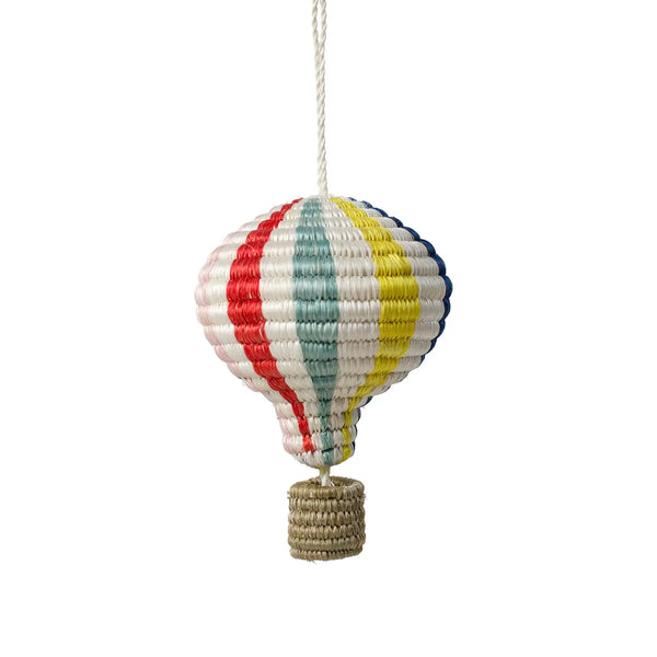 Striped Hot Air Balloon Ornament  Kazi   