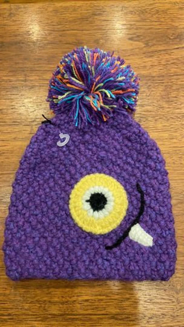 Monster Hat  Andes Gifts Monsruito Purple 