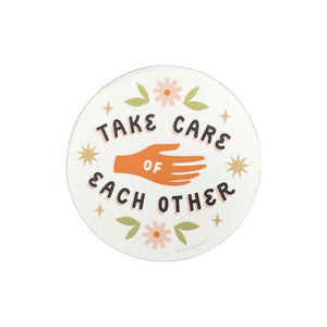 Take Care Sticker Regular Worthwhile Paper   