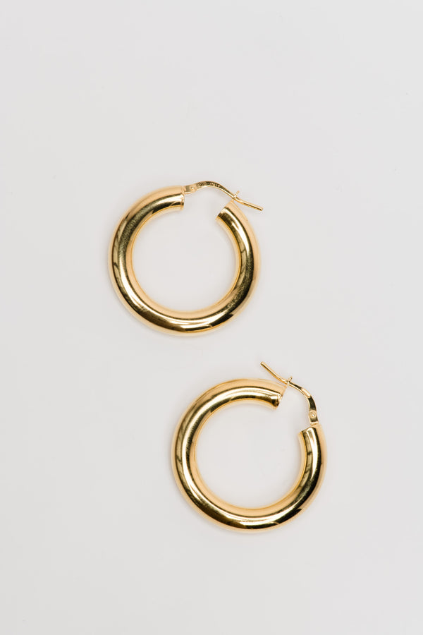 Air Hoop Earrings  Able Gold Vermeil  